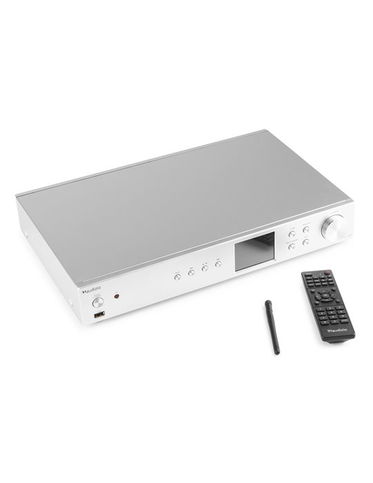 Adria WiFi Internet Radio con DAB+ y BT Alu 