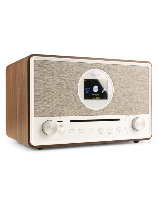 Lucca Radio Internet con DAB+ y reproductor CD Madera