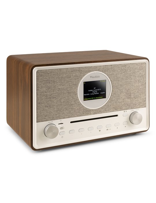 Lucca Radio Internet con DAB+ y reproductor CD Madera