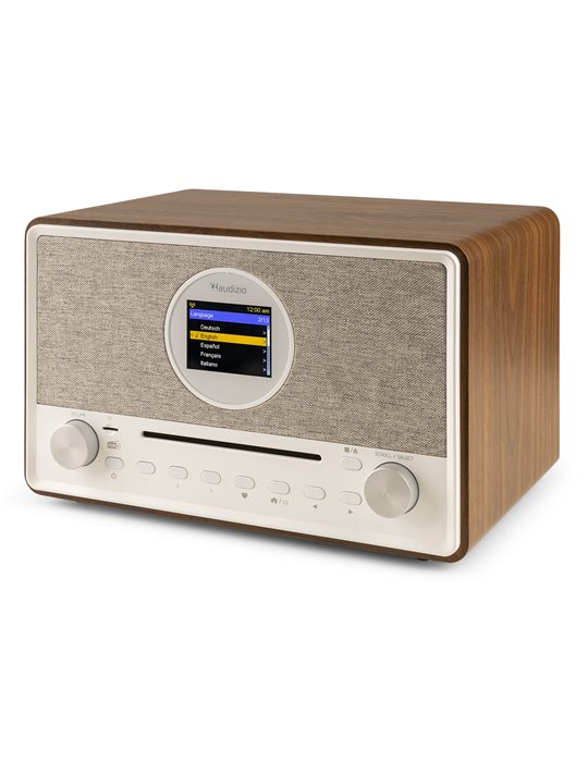 Lucca Radio Internet con DAB+ y reproductor CD Madera