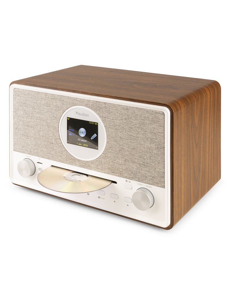 Lucca Radio Internet con DAB+ y reproductor CD Madera