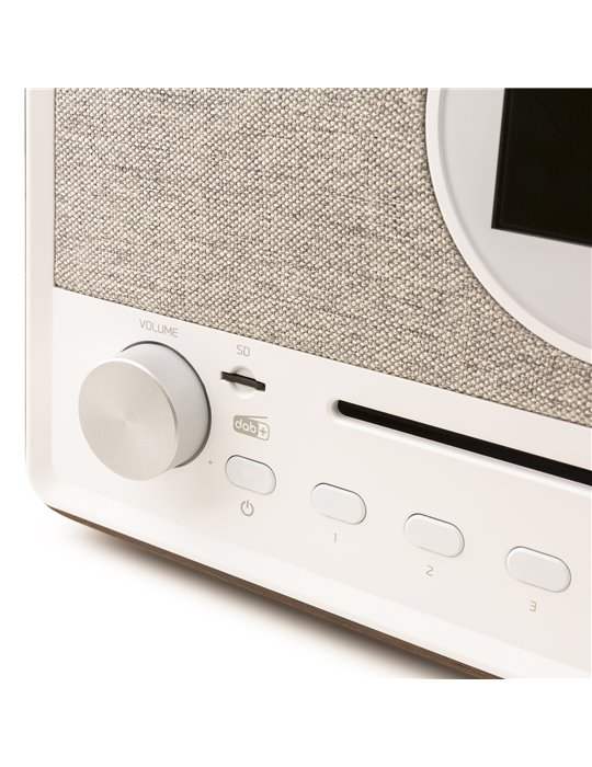 Lucca Radio Internet con DAB+ y reproductor CD Madera