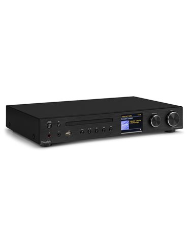 Bolzano Receptor de Internet con Amplicador, DAB+ y reproductor CD Negro 2