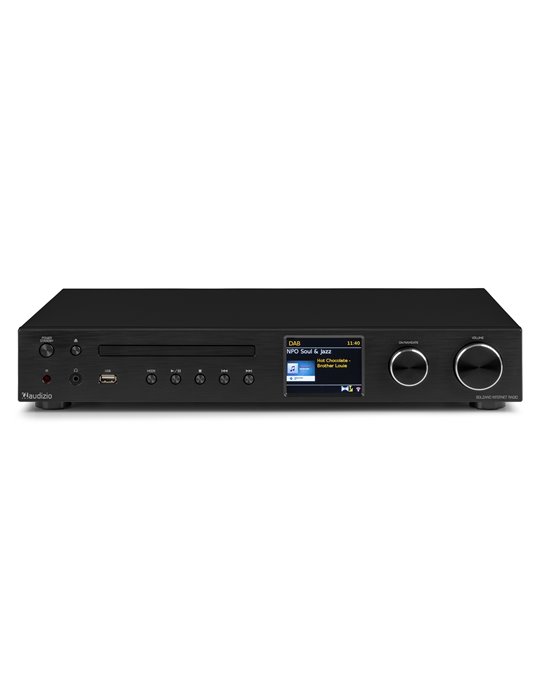 Bolzano Receptor de Internet con Amplicador, DAB+ y reproductor CD Negro