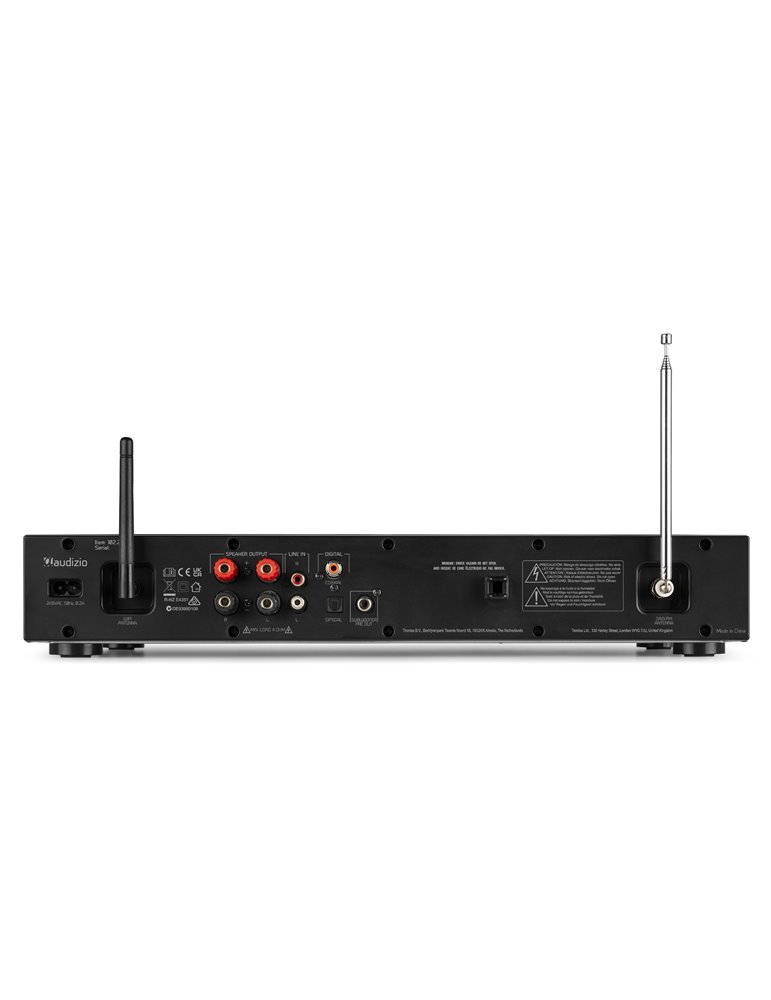 Bolzano Receptor de Internet con Amplicador, DAB+ y reproductor CD Negro