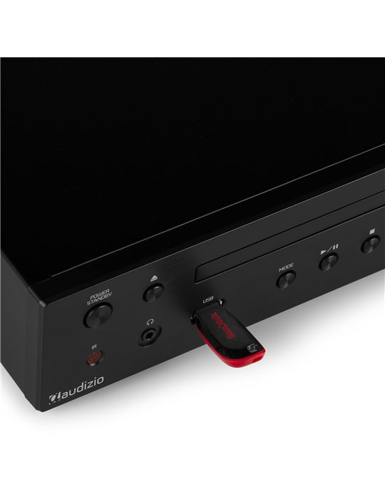 Bolzano Receptor de Internet con Amplicador, DAB+ y reproductor CD Negro