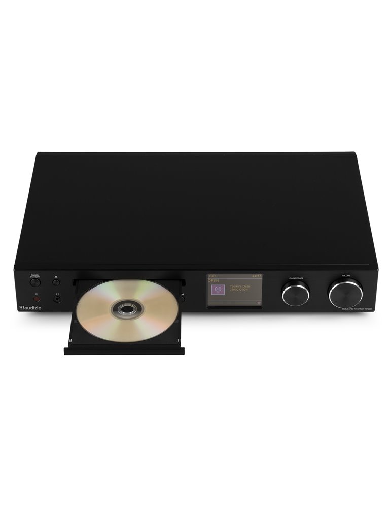 Bolzano Receptor de Internet con Amplicador, DAB+ y reproductor CD Negro