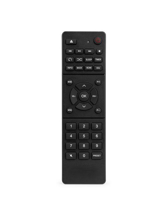 Bolzano Receptor de Internet con Amplicador, DAB+ y reproductor CD Negro