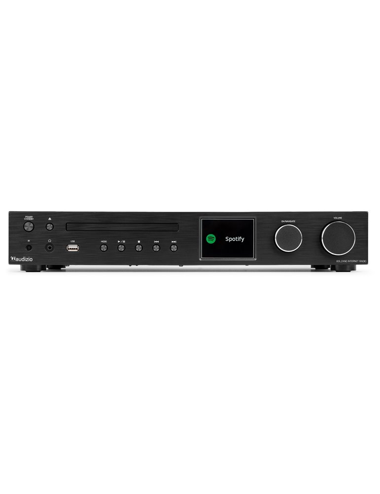 Bolzano Receptor de Internet con Amplicador, DAB+ y reproductor CD Negro