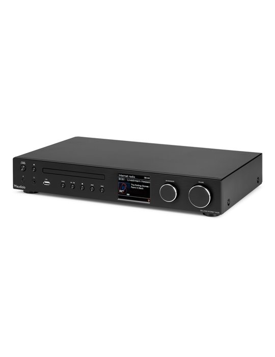 Bolzano Receptor de Internet con Amplicador, DAB+ y reproductor CD Negro