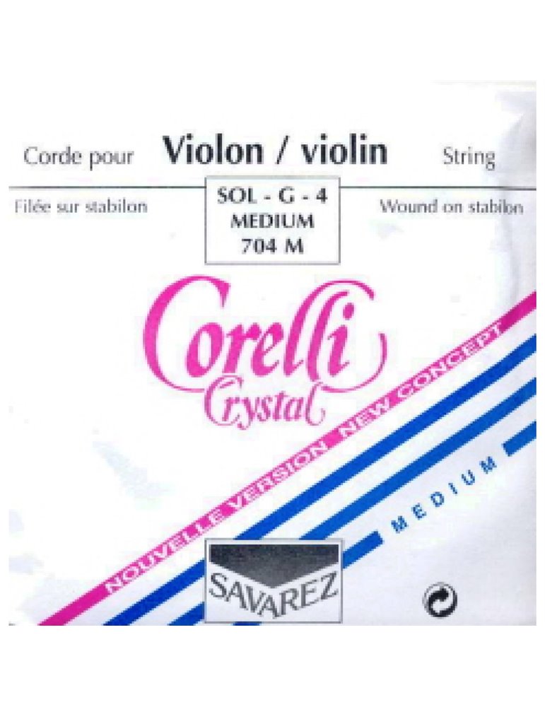 Cuerda 4ª Violín Corelli Crystal 704-M