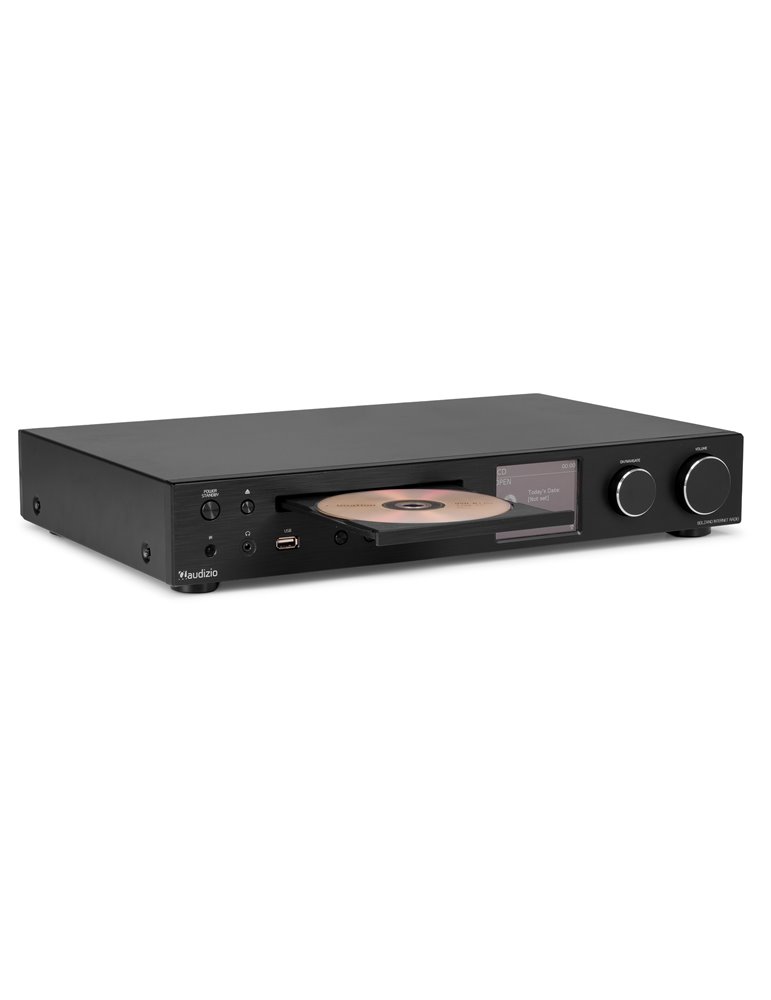Bolzano Receptor de Internet con Amplicador, DAB+ y reproductor CD Negro