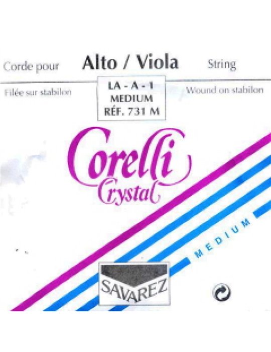 Cuerda 1ª Viola Corelli Crystal 731-M