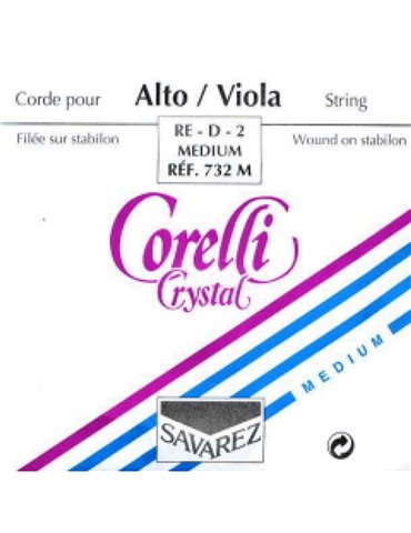 Cuerda 2ª Viola Corelli Crystal 732-M