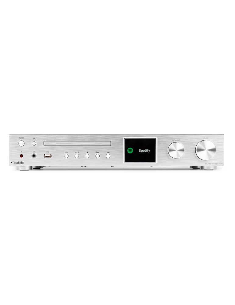 Bolzano Receptor de Internet con Amplicador, DAB+ y reproductor CD Aluminio