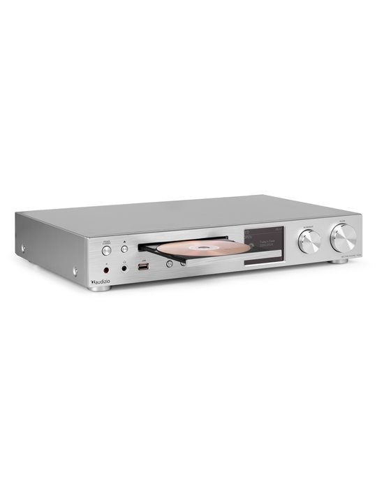 Bolzano Receptor de Internet con Amplicador, DAB+ y reproductor CD Aluminio