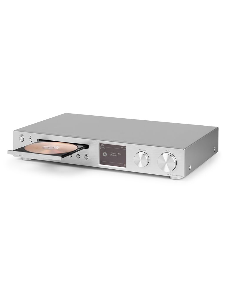 Bolzano Receptor de Internet con Amplicador, DAB+ y reproductor CD Aluminio