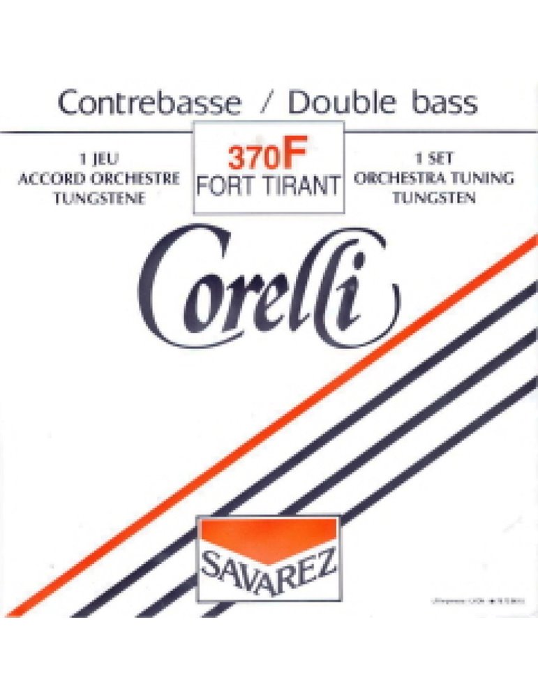 Juego Contrabajo Corelli 370-F Tungsteno