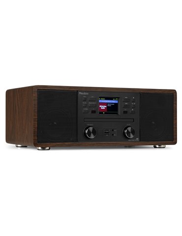 Avola Sistema de música digital CD/BT/DAB+/Internet Madera
