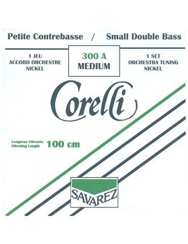 Juego Contrabajo 1/2 Corelli Orchestra 300-A Níquel