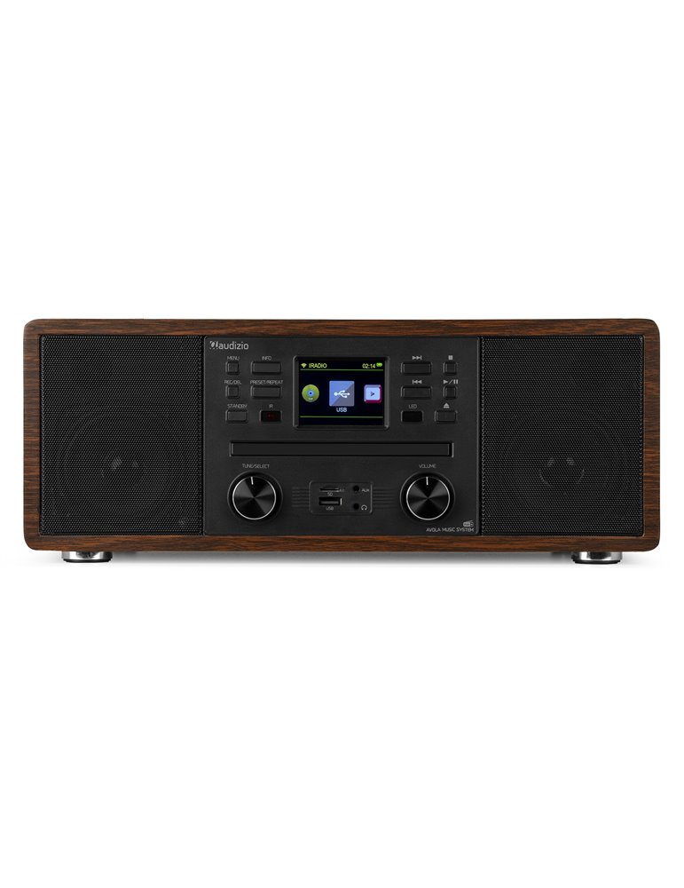 Avola Sistema de música digital CD/BT/DAB+/Internet Madera