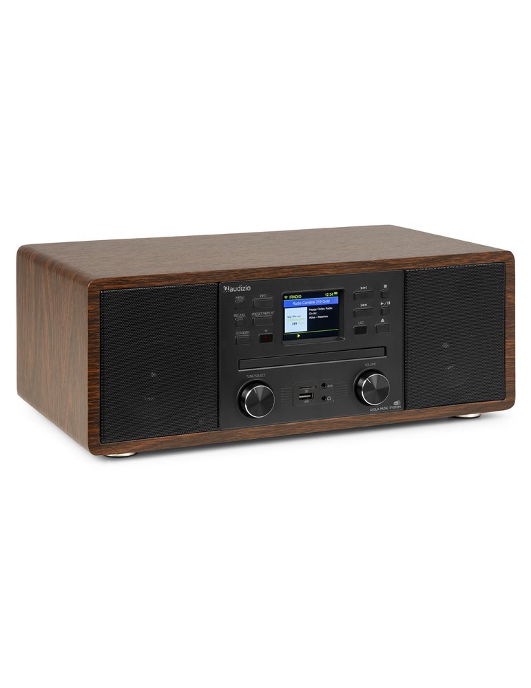 Avola Sistema de música digital CD/BT/DAB+/Internet Madera