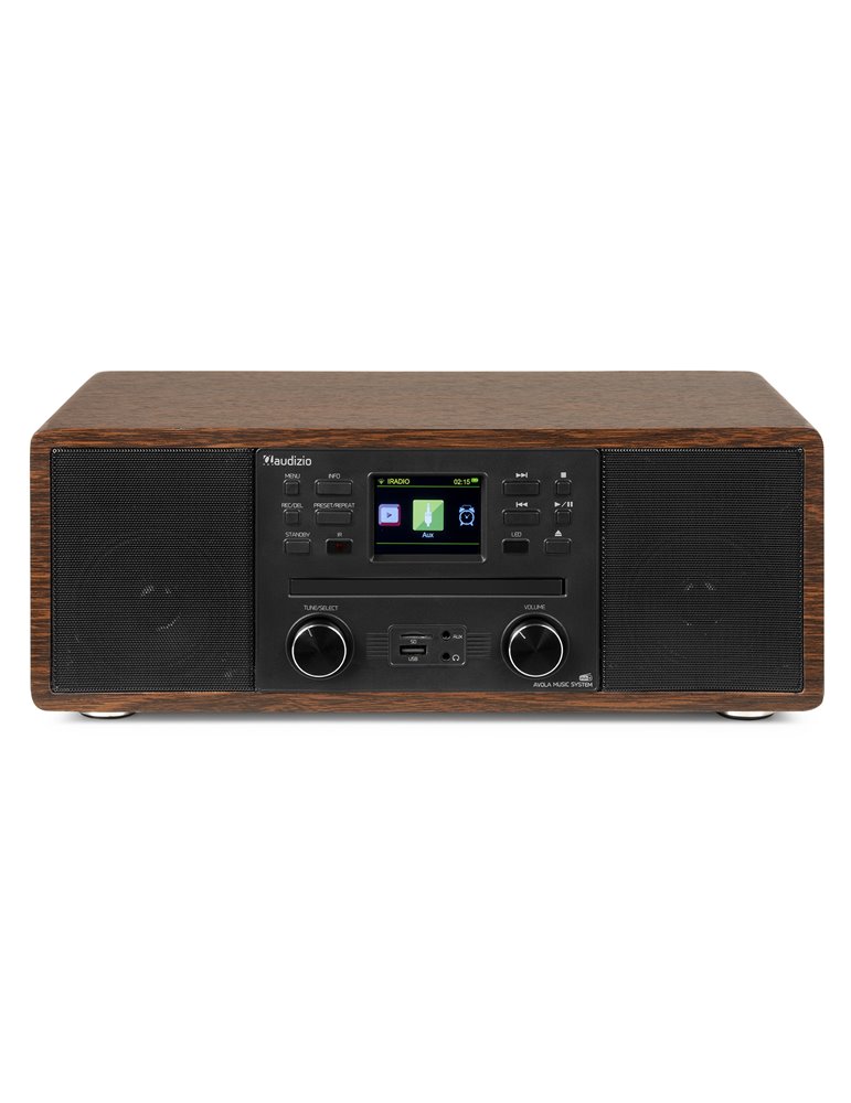 Avola Sistema de música digital CD/BT/DAB+/Internet Madera