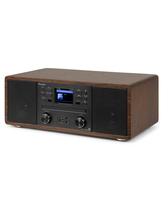 Avola Sistema de música digital CD/BT/DAB+/Internet Madera