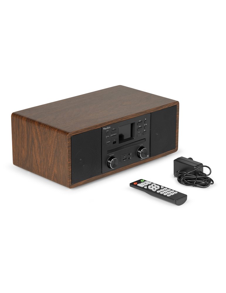 Avola Sistema de música digital CD/BT/DAB+/Internet Madera