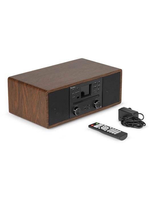 Avola Sistema de música digital CD/BT/DAB+/Internet Madera