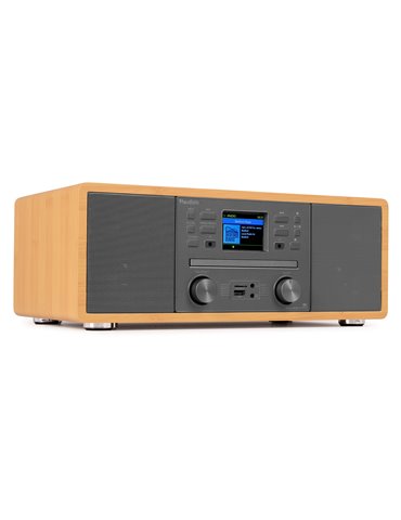 Avola Sistema de música digital CD/BT/DAB+/Internet Bambú