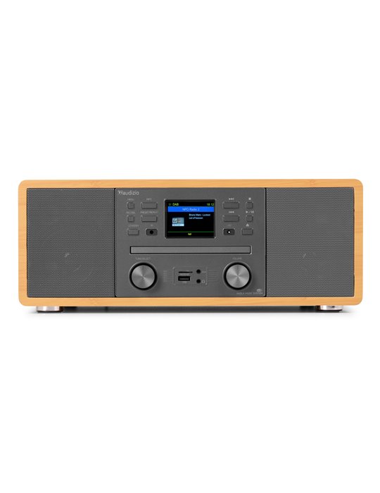 Avola Sistema de música digital CD/BT/DAB+/Internet Bambú