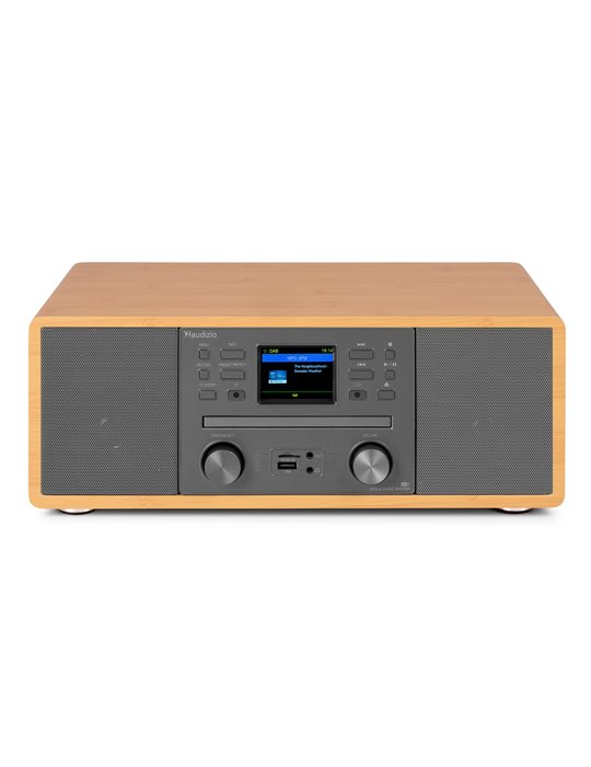 Avola Sistema de música digital CD/BT/DAB+/Internet Bambú