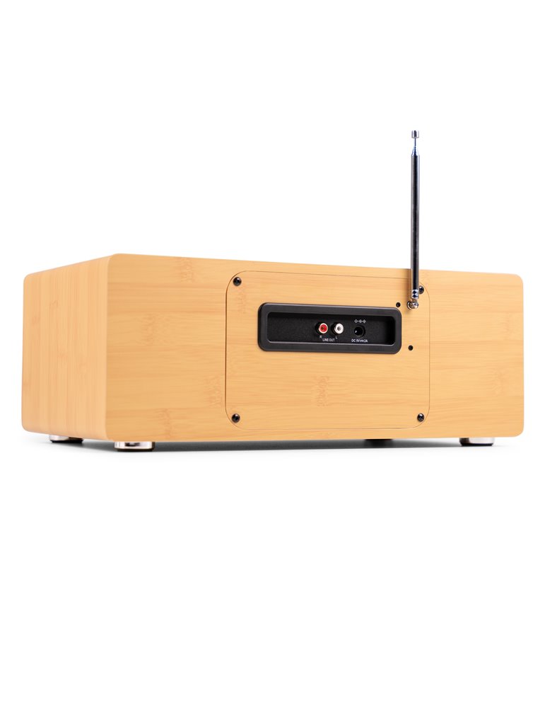Avola Sistema de música digital CD/BT/DAB+/Internet Bambú