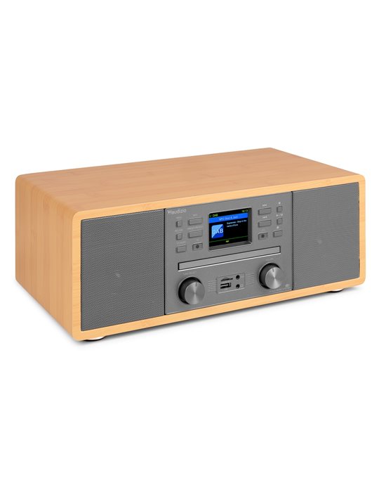Avola Sistema de música digital CD/BT/DAB+/Internet Bambú