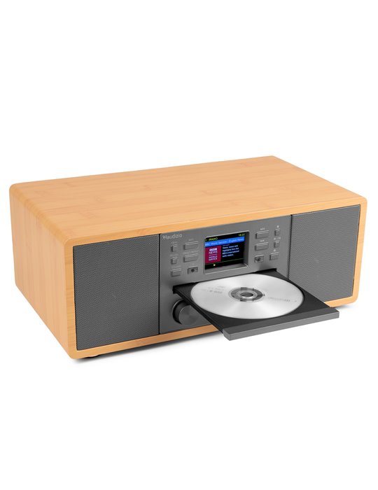 Avola Sistema de música digital CD/BT/DAB+/Internet Bambú