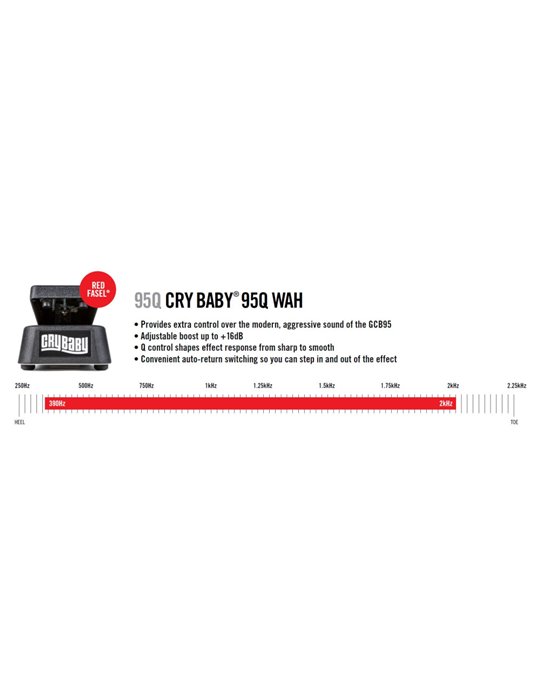 Pedal Dunlop 95Q Crybaby Wah