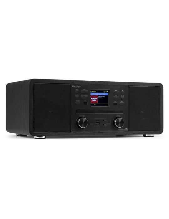 Avola Sistema de música digital CD/BT/DAB+/Internet Negro