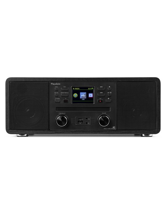 Avola Sistema de música digital CD/BT/DAB+/Internet Negro