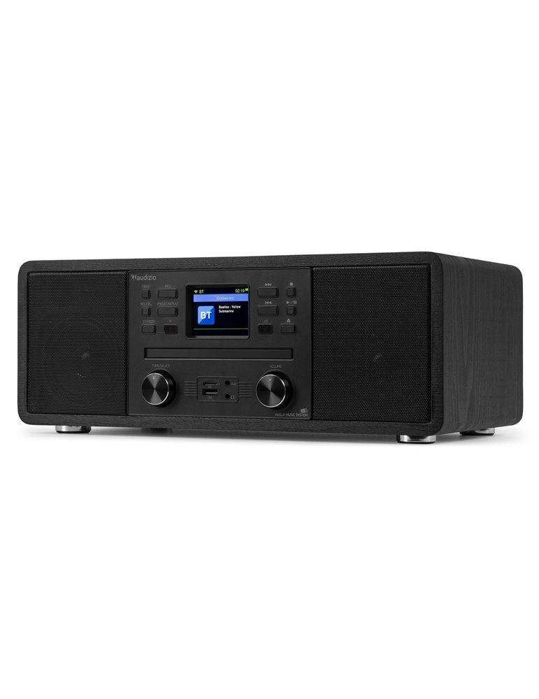 Avola Sistema de música digital CD/BT/DAB+/Internet Negro