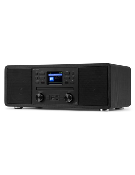 Avola Sistema de música digital CD/BT/DAB+/Internet Negro