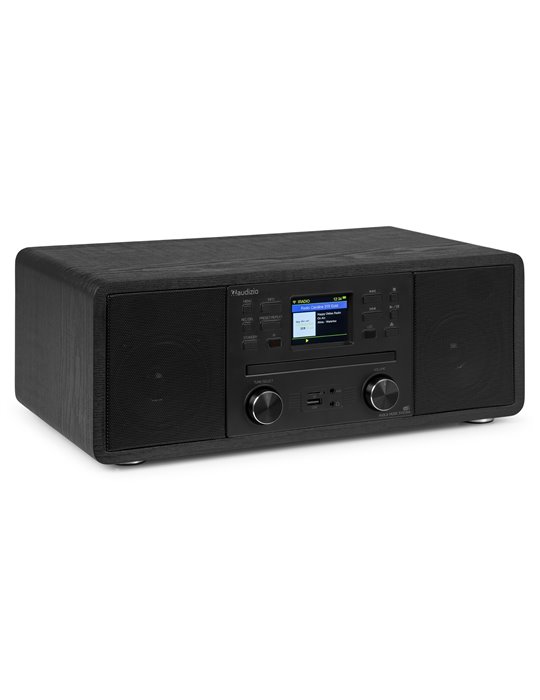 Avola Sistema de música digital CD/BT/DAB+/Internet Negro
