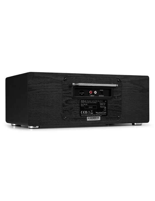 Avola Sistema de música digital CD/BT/DAB+/Internet Negro