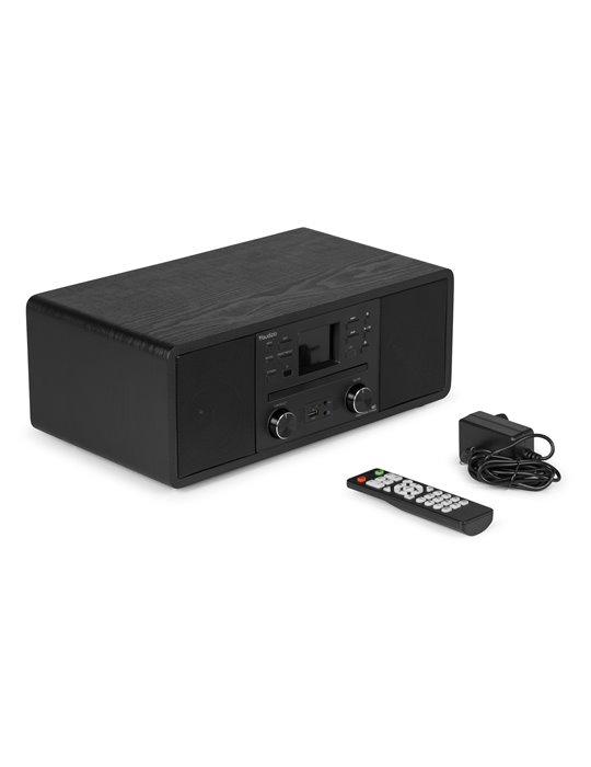 Avola Sistema de música digital CD/BT/DAB+/Internet Negro