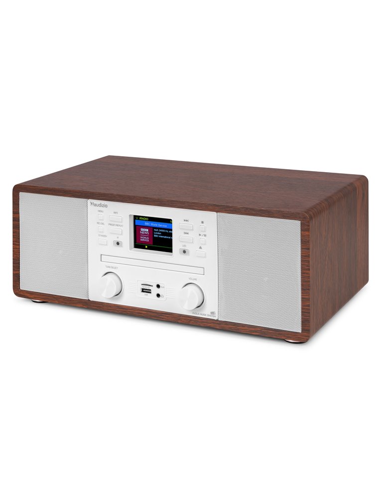Avola Sistema de música digital CD/BT/DAB+/Internet Blanco