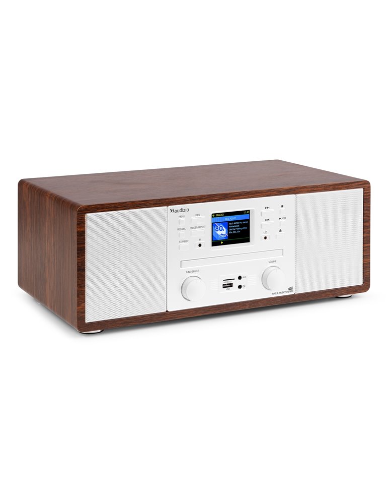 Avola Sistema de música digital CD/BT/DAB+/Internet Blanco