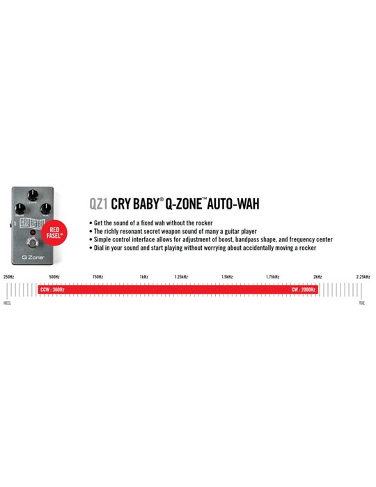Pedal Dunlop QZ-1 Crybaby Q-Zone Fixed Wah
