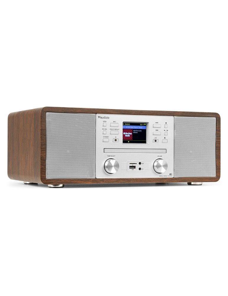 Avola Sistema de música digital CD/BT/DAB+/Internet Plata