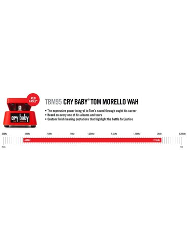Pedal Dunlop Crybaby Tom Morello Signature TBM-95 2