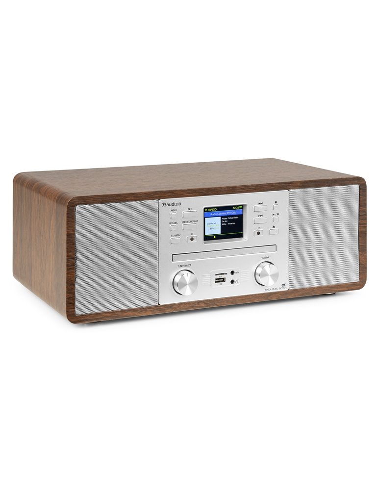 Avola Sistema de música digital CD/BT/DAB+/Internet Plata